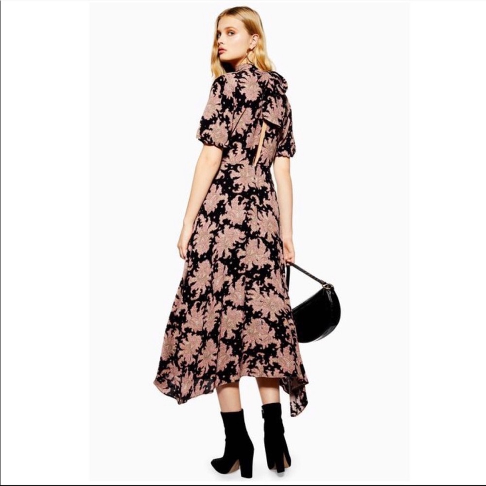 TOPSHOP Flowy Midi Dress